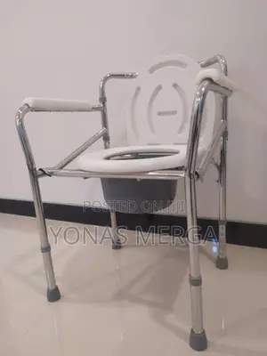 Commode Chair GY-1,Men/Women Stainless Steel Toilet Chair