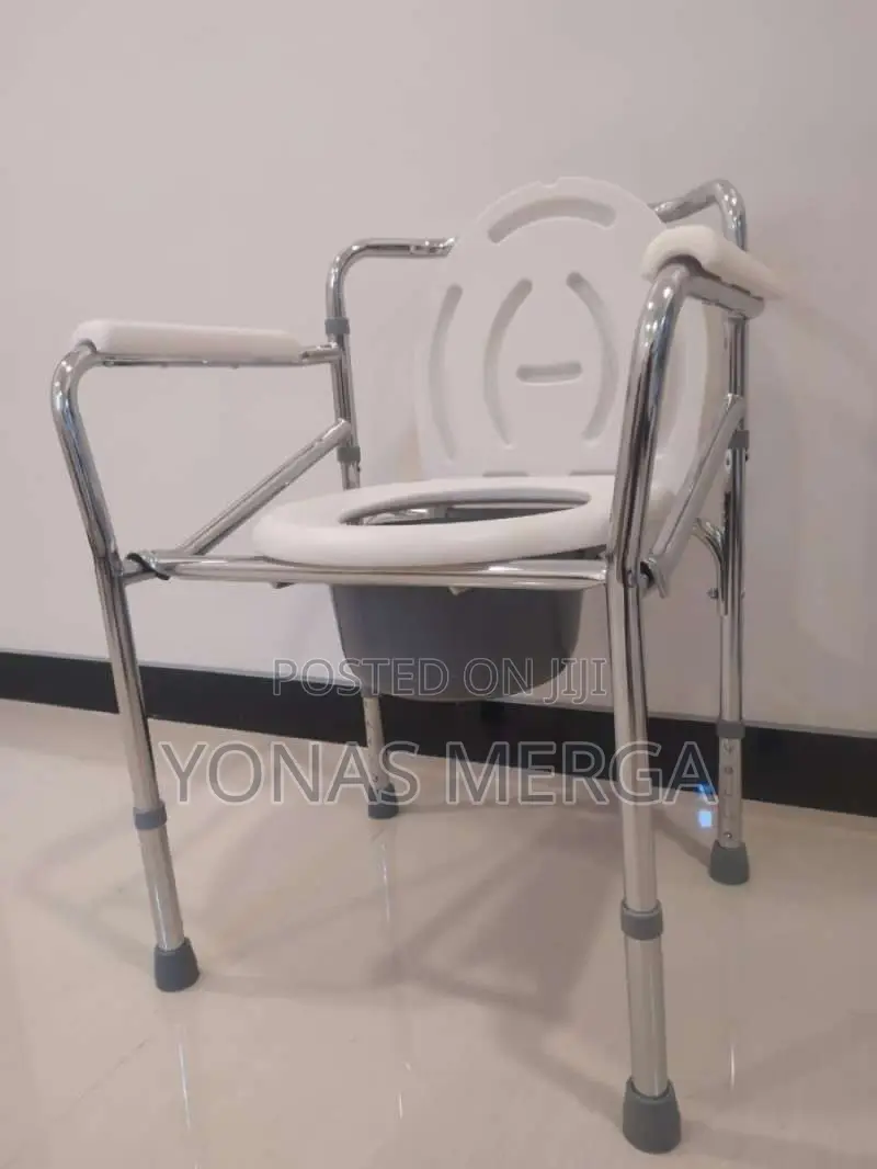 Commode Chair GY-1,Men/Women Stainless Steel Toilet Chair