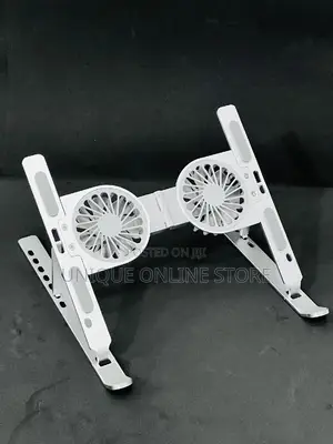 Laptop Cooler Stand With Led Dual Fan