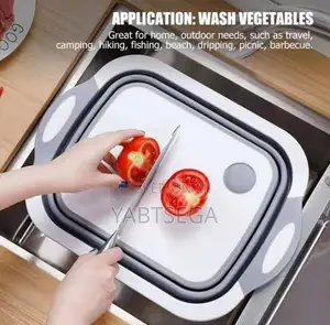 Foldable Multi-Function Chopping Board/Washing Bowl