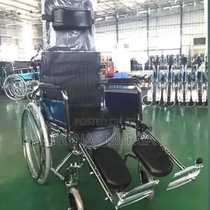 Wheelchair - Thickened Steel Tube Wheelchair Folding