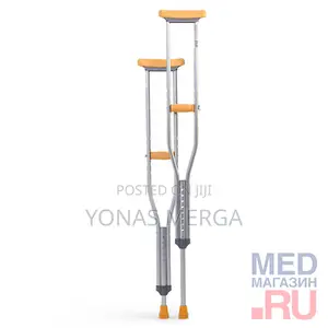 Crutches Height Adjustable, Medical Great for Travel or Work