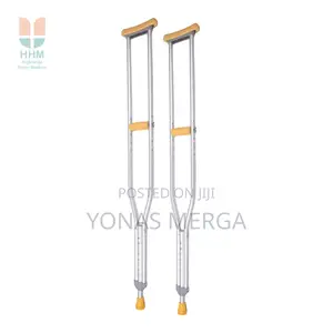 Crutch - Adult Tall Aluminium Underarm 5'10" - 6'6"