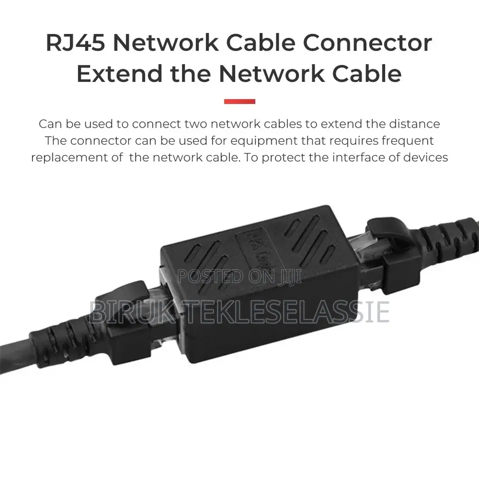 Rj45 Connector Extender Female to Female Upto 100 Meter