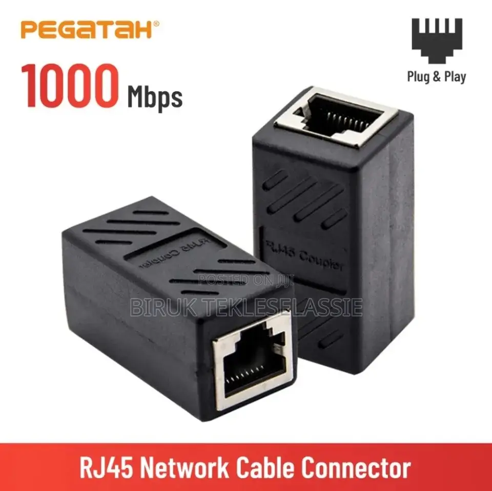 Rj45 Connector Extender Female to Female Upto 100 Meter