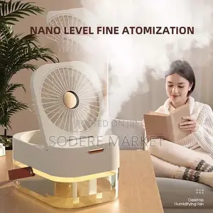 Spray Humidifying Fan With Night Light