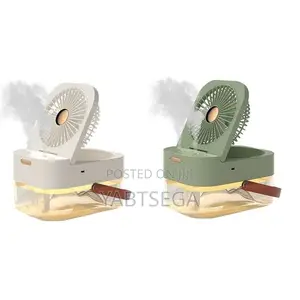 Dual Spray Humidifying Fan With Night Light