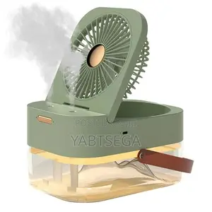 Dual Spray Humidifying Fan With Night Light