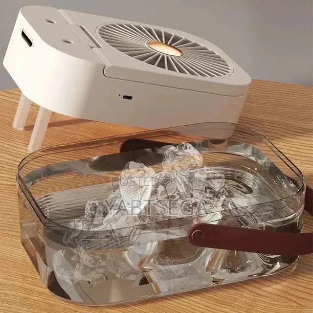 Dual Spray Humidifying Fan With Night Light