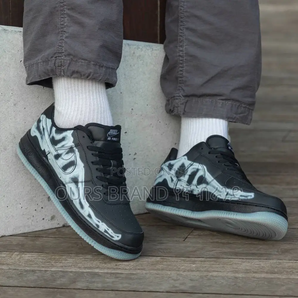 High Master Quality Nike Air Force 1 Low Skeleton Halloween