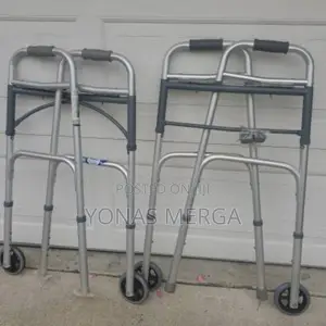 Walker _Mowell Mild Steel Height Adjustable Folding Walker