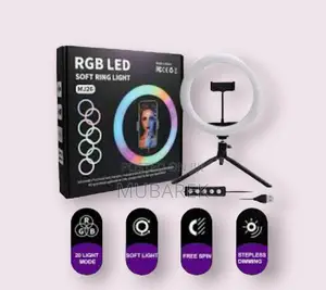 RGB Ring Light: Versatile Color Control Captivating Visual