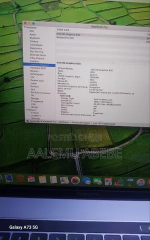 New Laptop Apple MacBook Pro 2017 16GB Intel Core I7 SSD 512GB