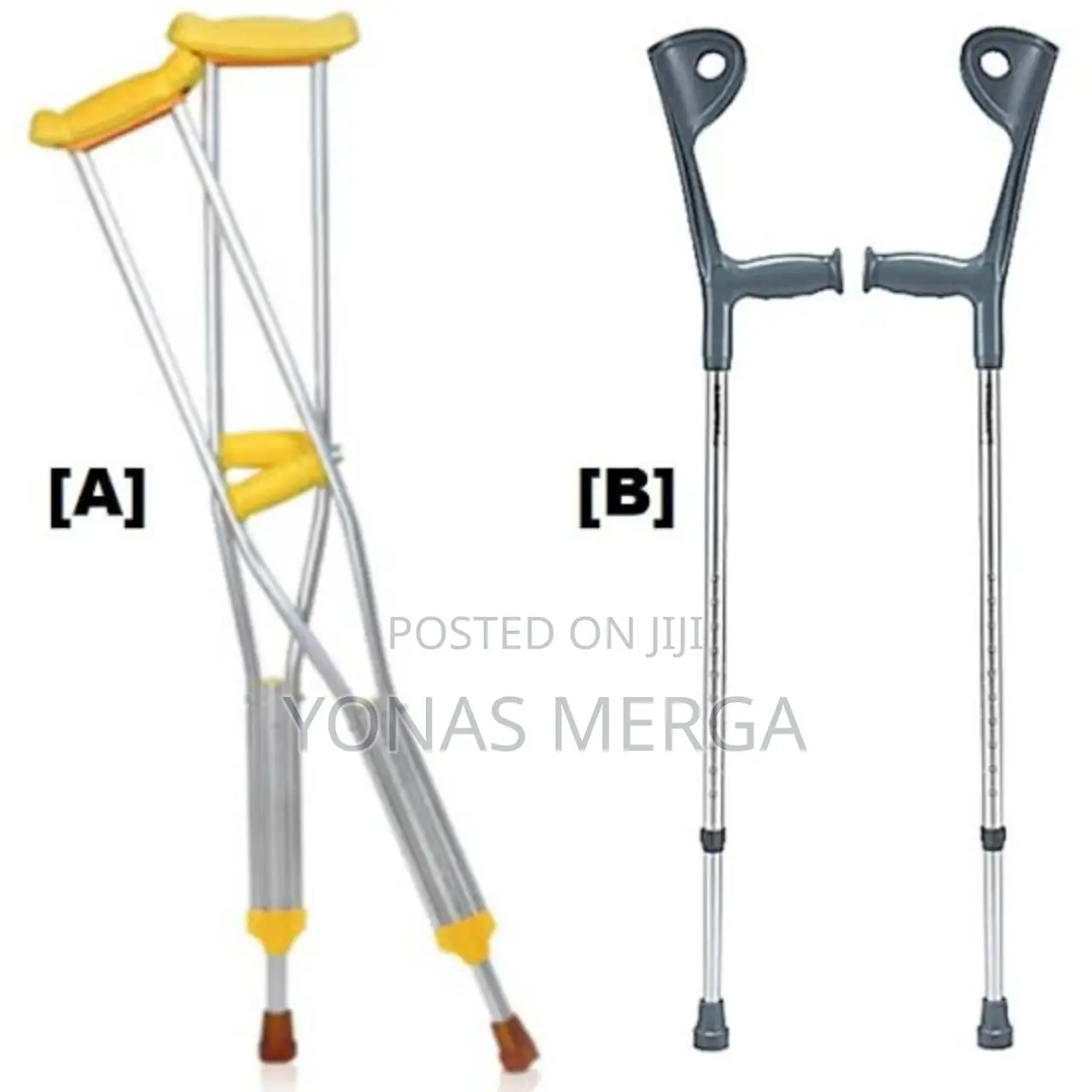 Auxilary Crutch Pair Height Adjustable _RUNMEX