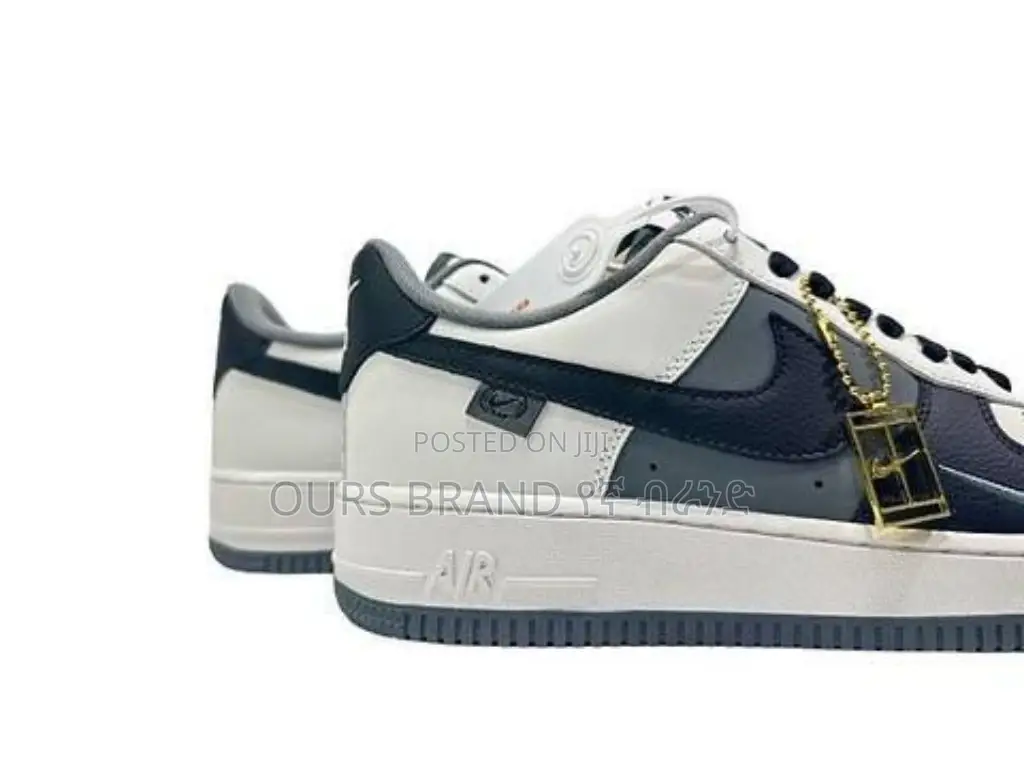 Nike  #Air Force 1 #Custom "#Navy Blue" #Low Shoes
