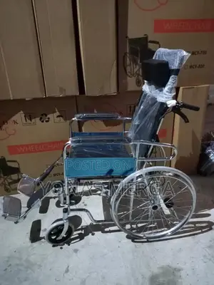 Sleeping Wheelchair _Portable Potty: Folds Up Easily