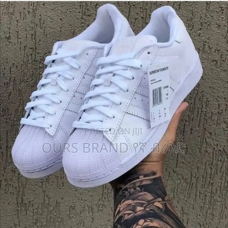 Adidas Old School Superstar White Shoes High Master Quality