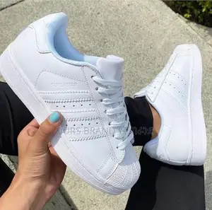 Adidas Old School Superstar White Shoes High Master Quality