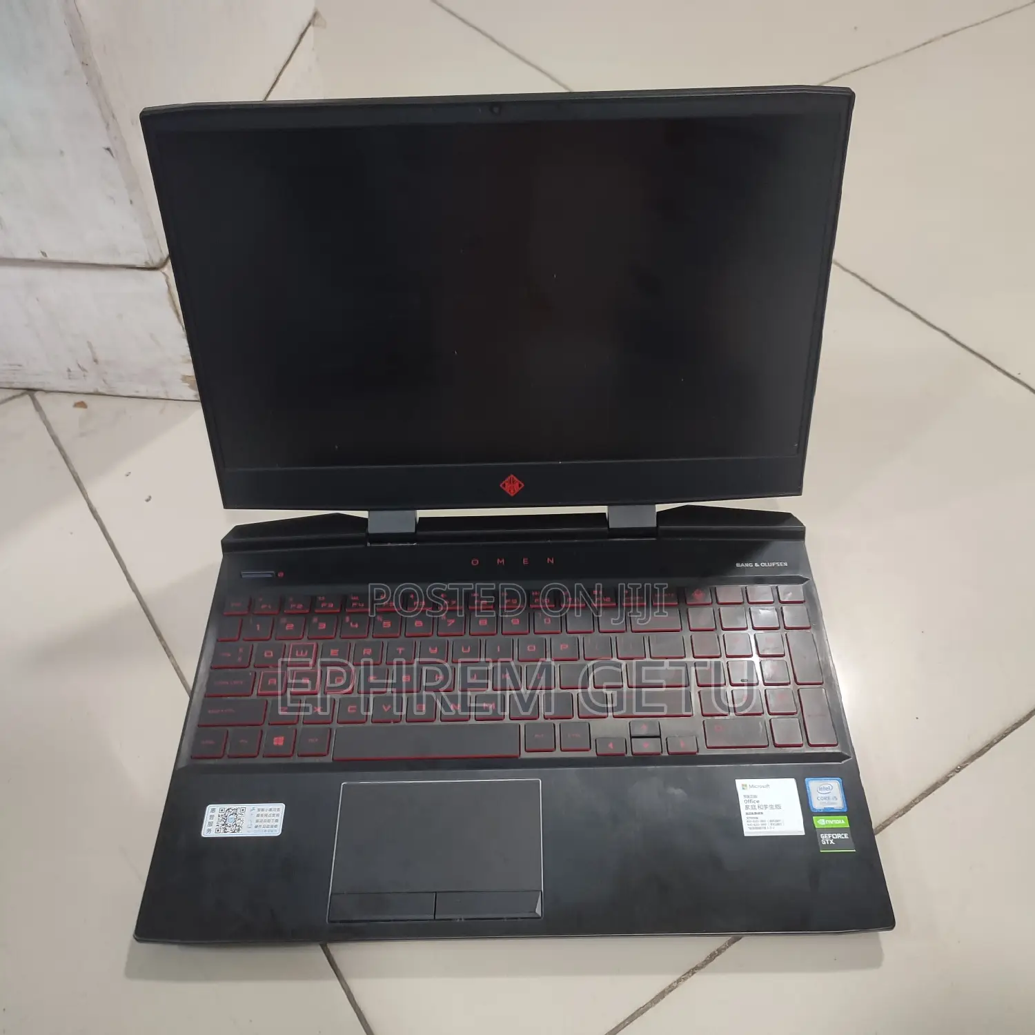 New Laptop HP Omen 15 16GB Intel Core I5 SSD 512GB