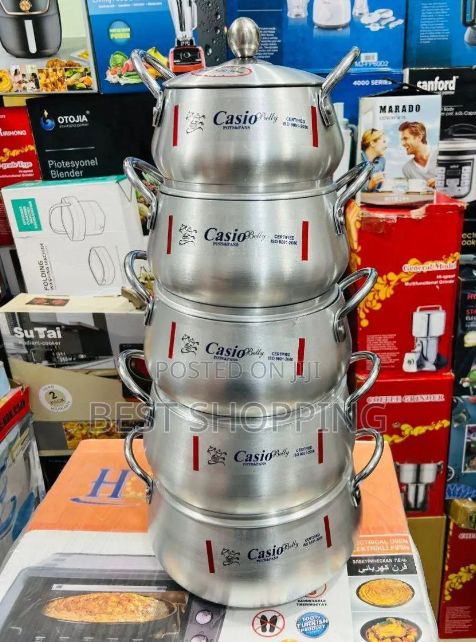 Casio Cookware 5 in 1 ካሲዮ ድስት 5 ሴት