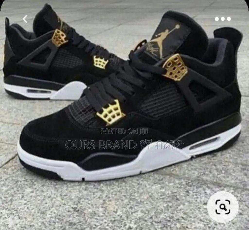 High Master Quality Air Jordan 4 Gold Shoes