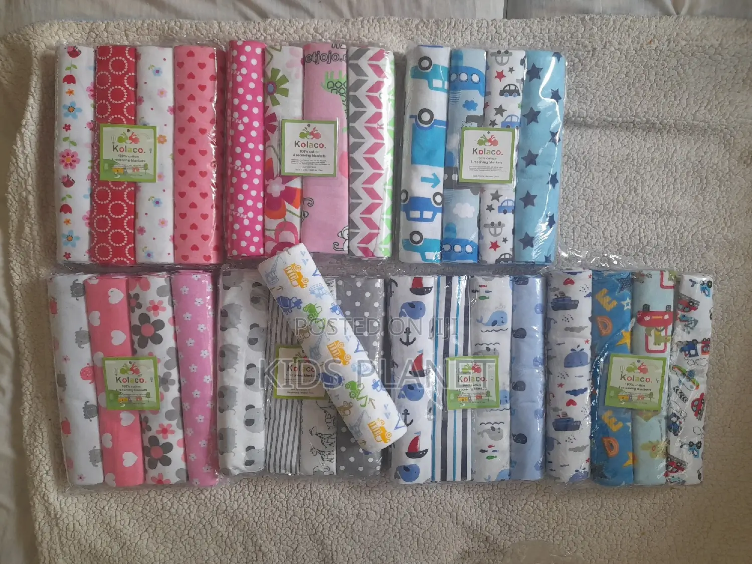 Flannel Baby Receiving Blanket