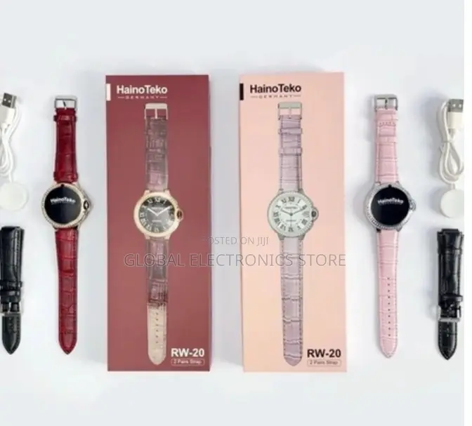Hainoteko Germany Smart Watch With Free Belt for Women's