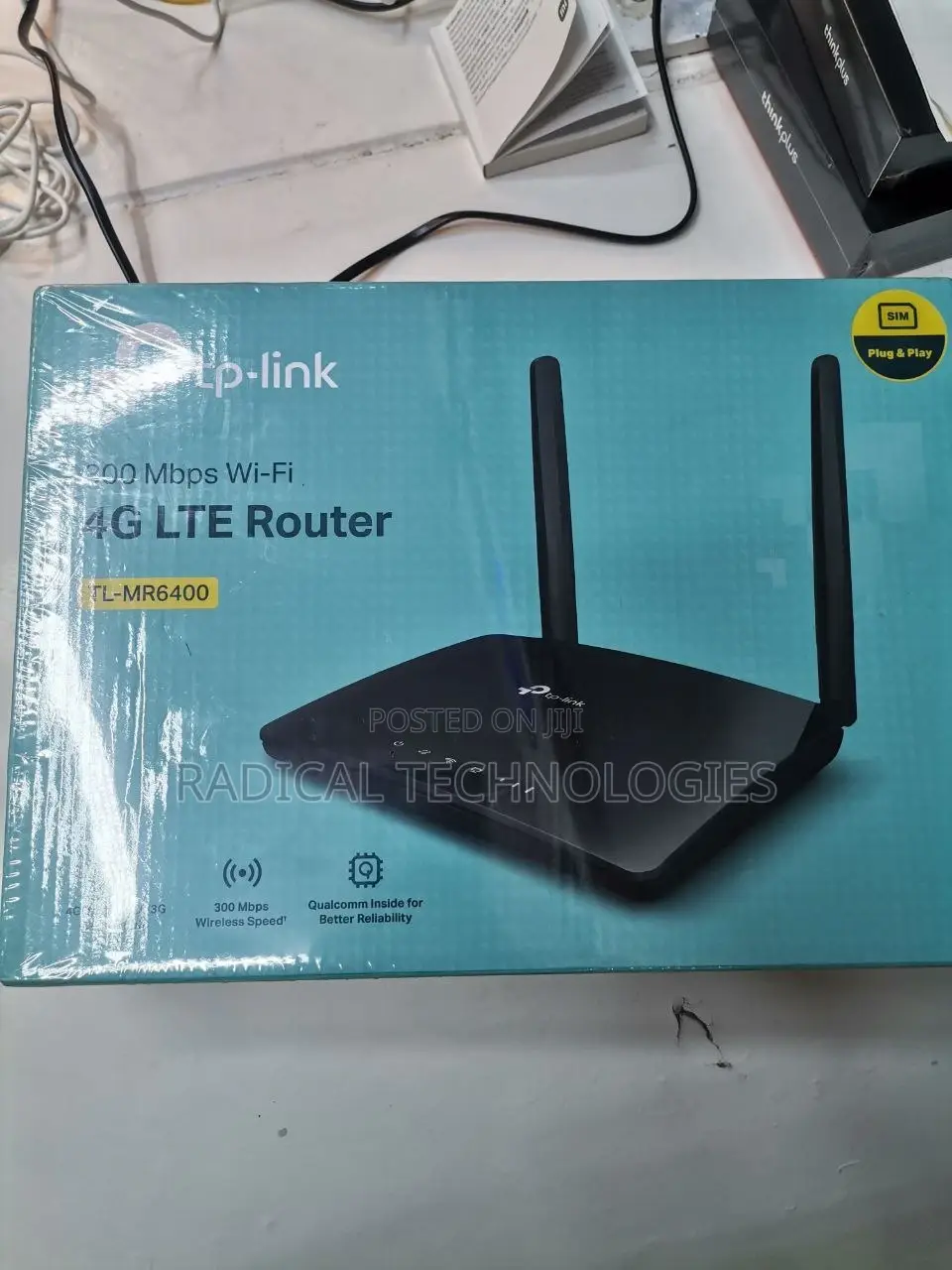 Tp Link 4G በ ሲም የሚሰራ ባለ አንቴና Router