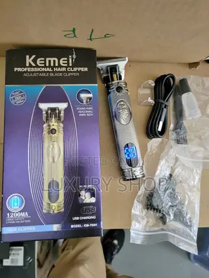 KEMEI Hair Trimmer With LCD Display