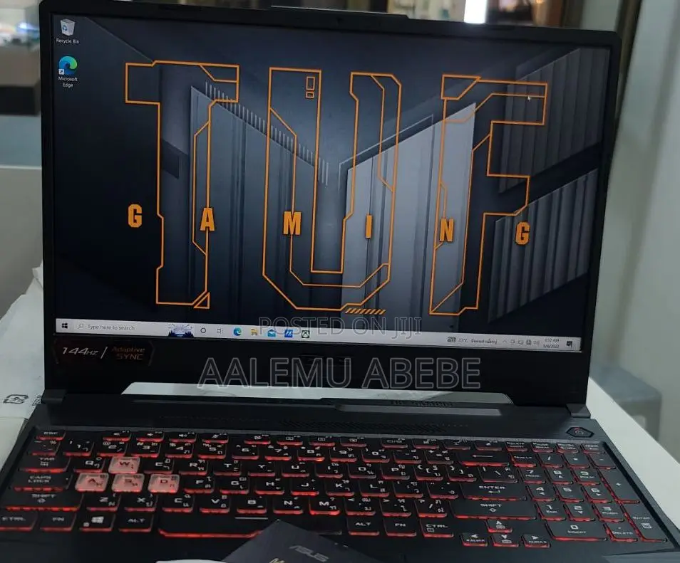 New Laptop Asus TUF Gaming A15 16GB AMD Ryzen 7 SSD 1T