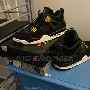 High Master Quality Air Jordan 4 Retro Gold Sneakers Shoes