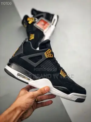High Master Quality Air Jordan 4 Retro Gold Sneakers Shoes