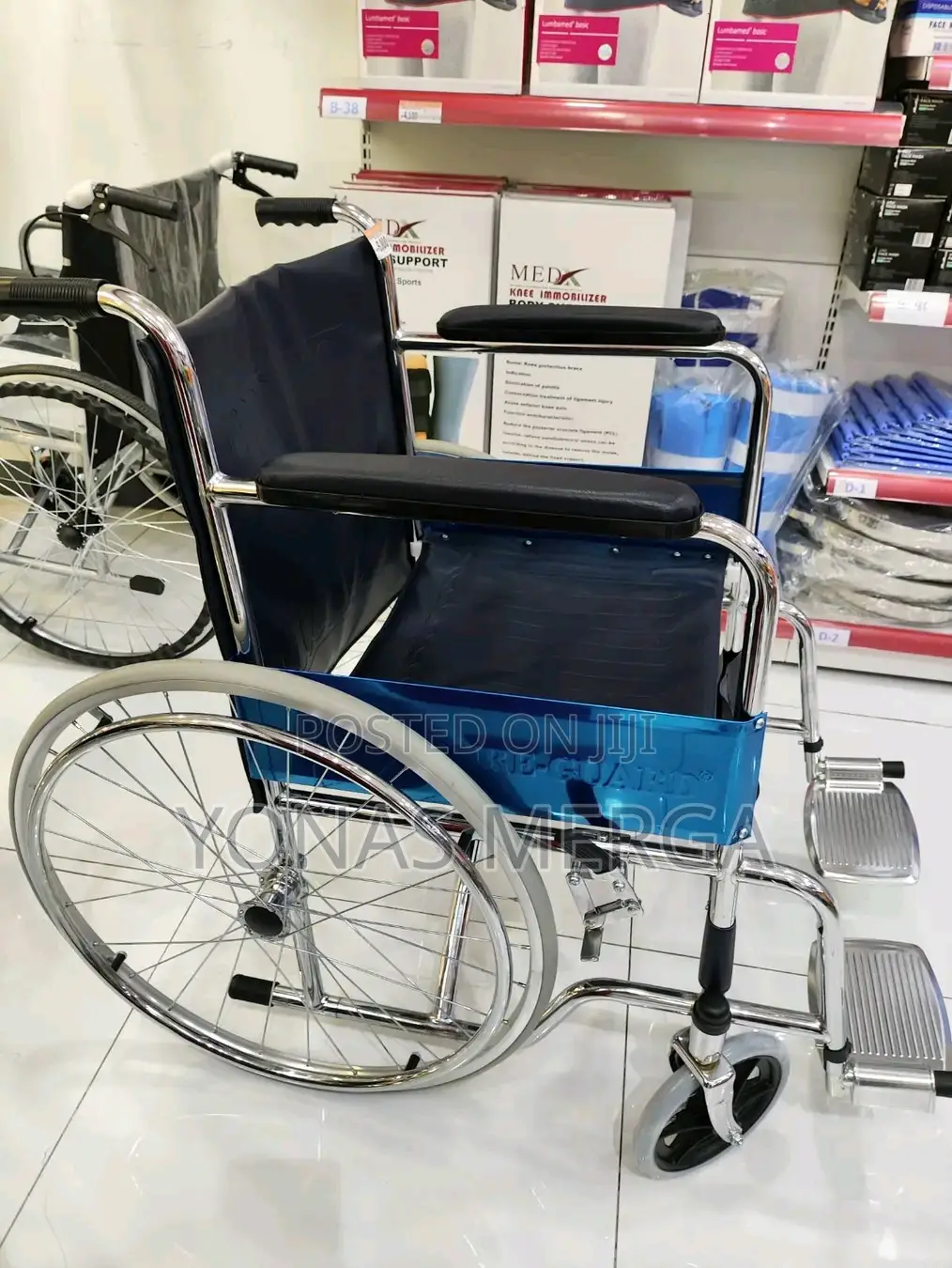 Wheelchair Economic Manual Foldable Wheelchair_የራሱ ጎማሎክ