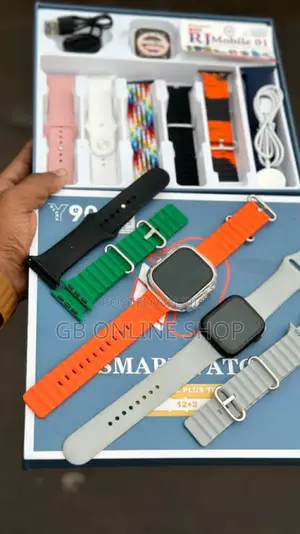 Y90 2 Smart Watch With Free 12 Strap