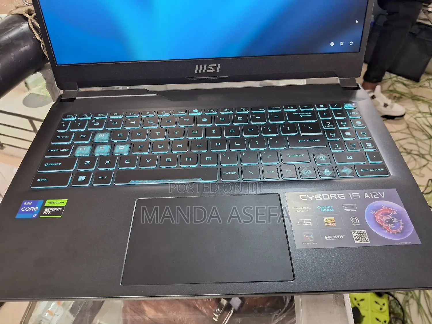 New Laptop MSI 8GB Intel Core I7 SSD 512GB