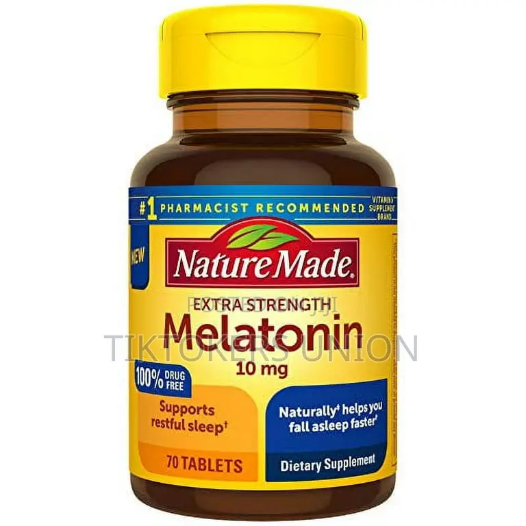 Nature Made Melatonin 10mg Extra Strength Tablets