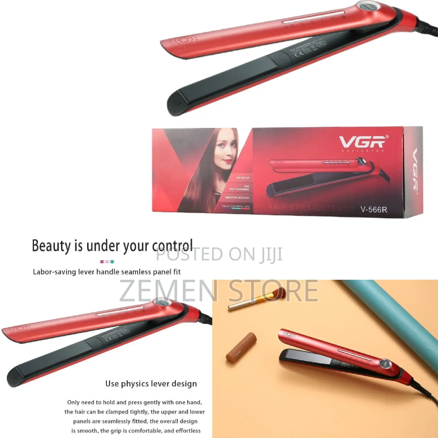 ለየትኛውም ፀጉር ተስማሚ ኦሪጅናል VGR Hair Styler