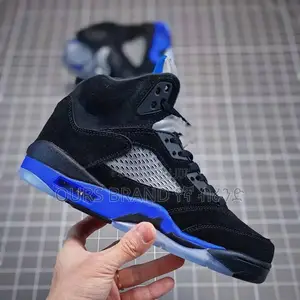 High Master Quality Air Jordan 5 Retro Hi Racer Blue Shoe