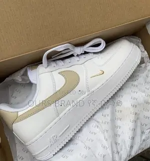Nike Air Force 1 LV8 'Essential' Spruce White Brown Low Shoe