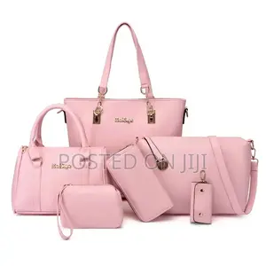 Designer New Brand Luxury Lady Handbag 6pc Set Composite Bag