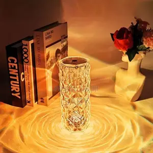 Led Crystal Diamond Table Lamp