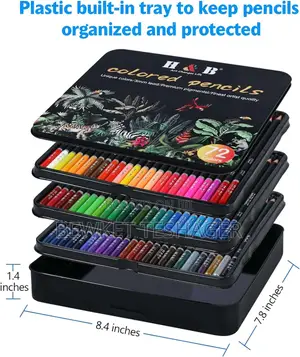 72 Bright Coloured Pencil