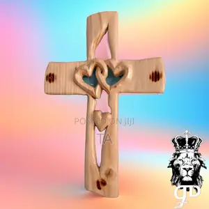 Artistic Decor Wooden Handicraft Cross