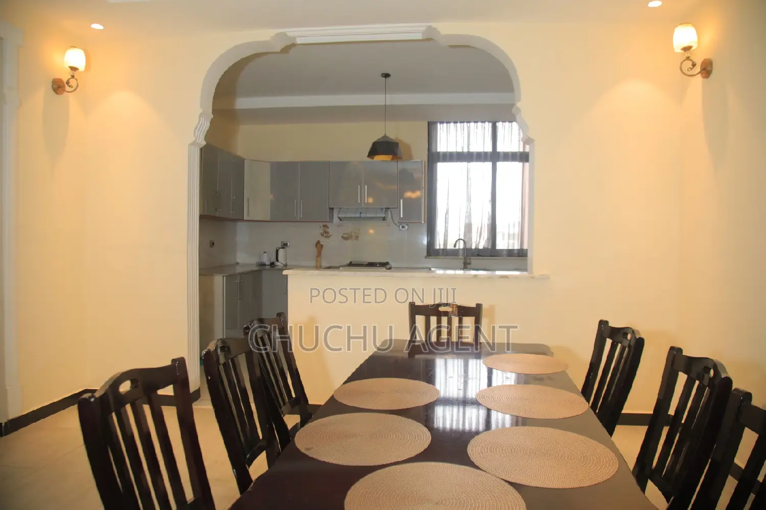 Furnished 4bdrm Apartment in Bole for rent