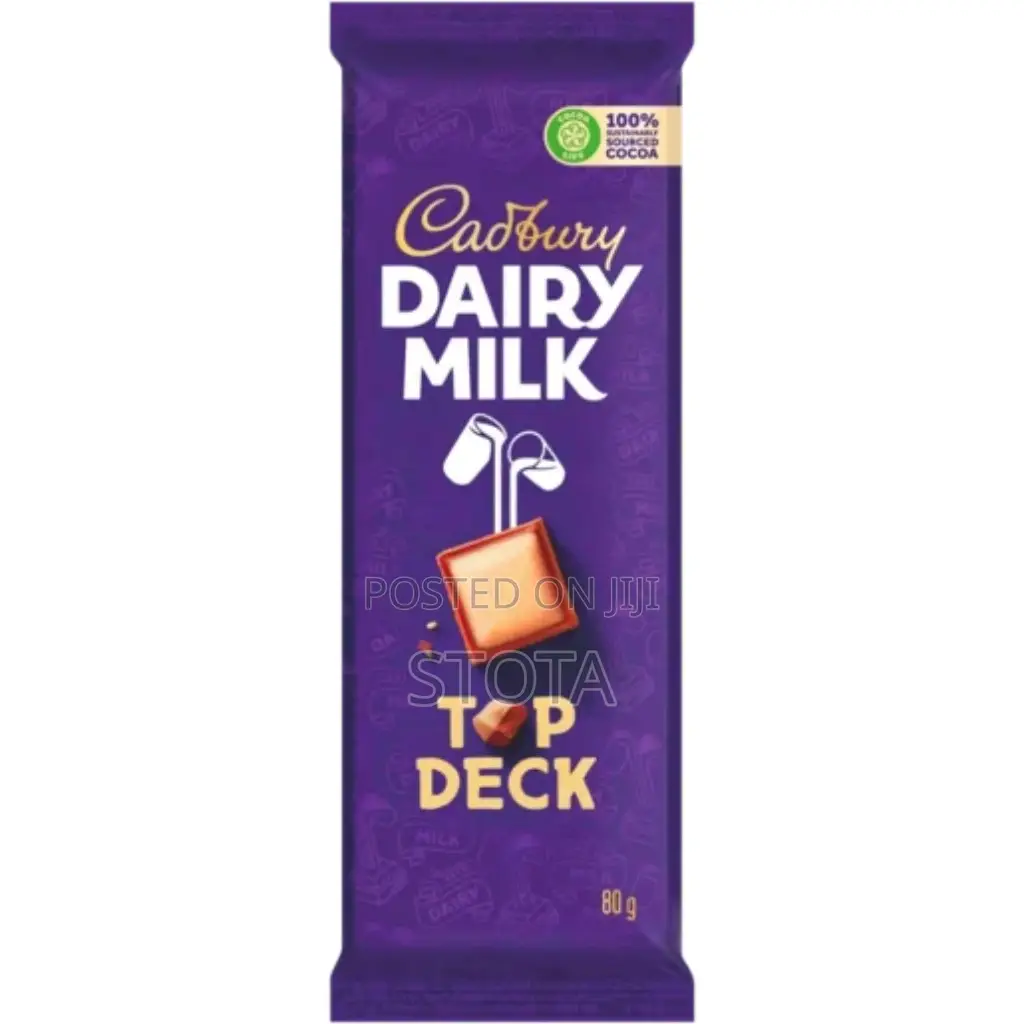 Dairy Milk Chocolate Top Deck 80g(12pcs)