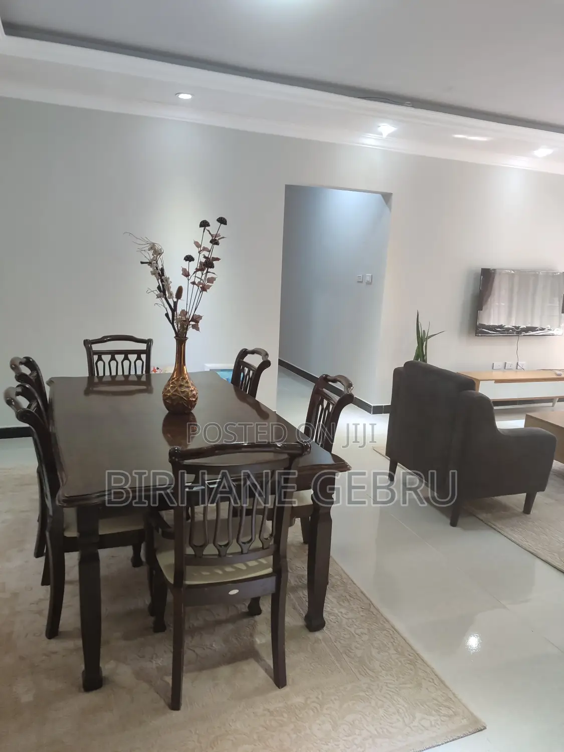Furnished 3bdrm Apartment in Luxury Apartiment, Bole for rent