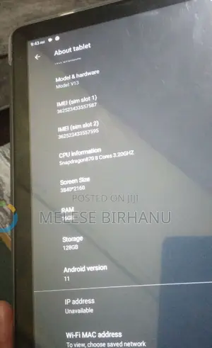 New Tablet 128 GB