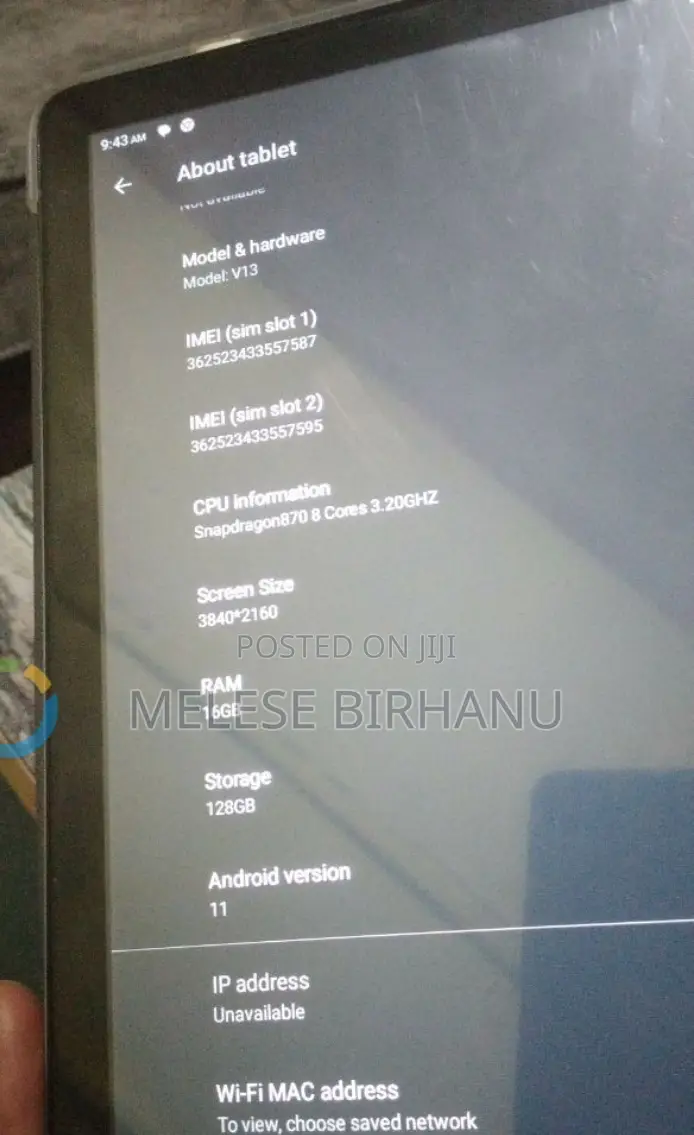 New Tablet 128 GB