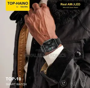 Hainoteko Germany Real-amoled Top-0 Smart Watch Super Light