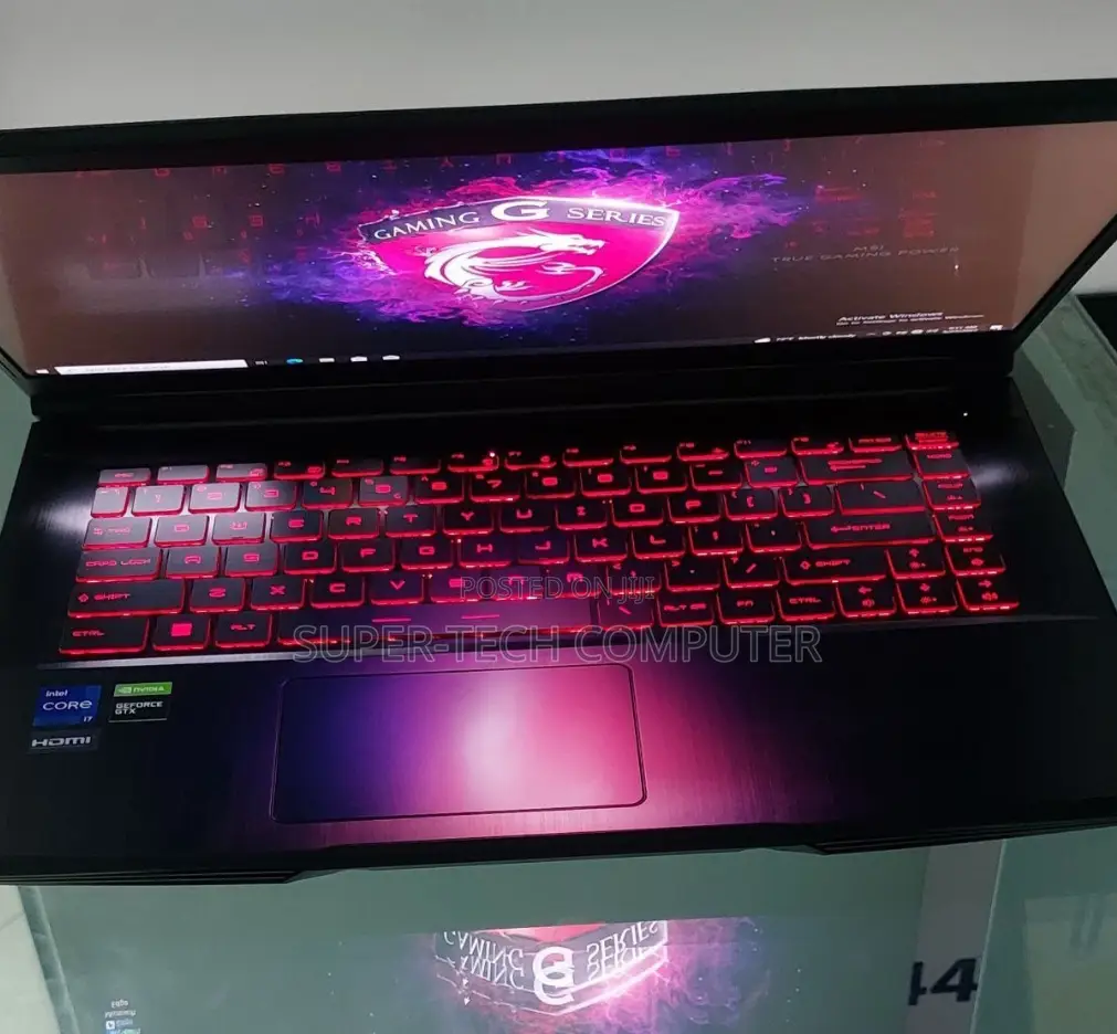 New Laptop MSI GF63 16GB Intel Core I7 SSD 512GB